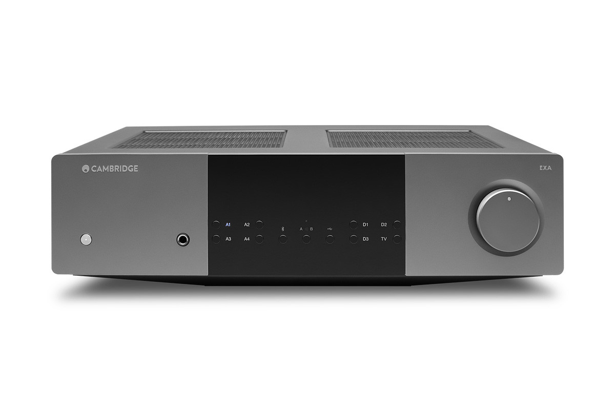 Wzmacniacz Zintegrowany Stereo Cambridge Audio EXA100 - przód urządzenia