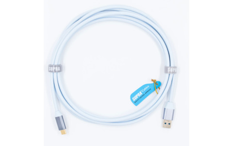 Supra Ice Blue USB 3.2 A-C Kabel USB 2m
