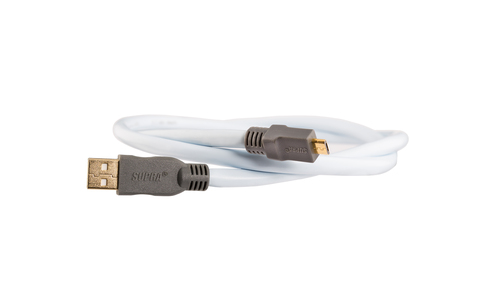 Supra Ice Blue USB 2.0 A-Micro B Kabel USB 3m