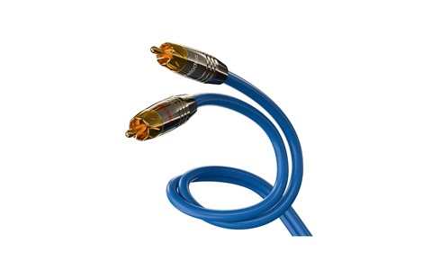 Melodika SB2R Sky Blue Przewód Interkonekt 2 x RCA-RCA 0,5m