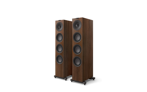 KEF Q11 Meta Orzech Wallnut Fronty