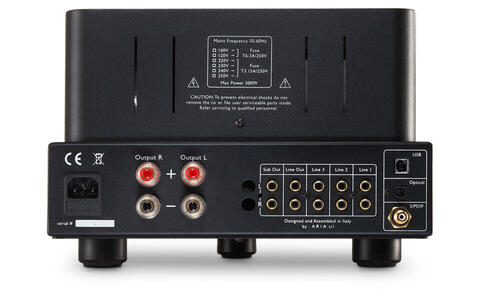 Unison Research Triode 25 Black Edition Tył porty