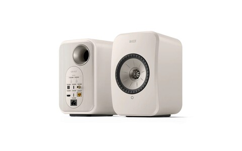KEF LSX II LT Stone White tył