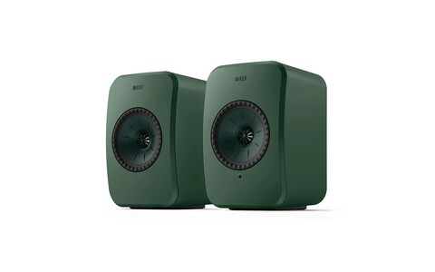 KEF LSX II LT Sage Green fronty