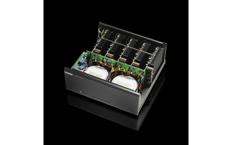 Musical Fidelity M6X 250.5 Czarna Końcówka Mocy wnętrze front