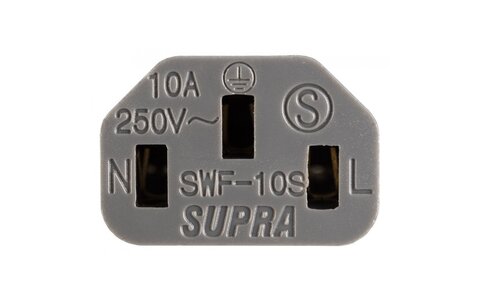 Niskoradiacyjny Kabel Zasilający Z Wtykami Supra Lorad Silver SPC 2.5 CS-EU 2m