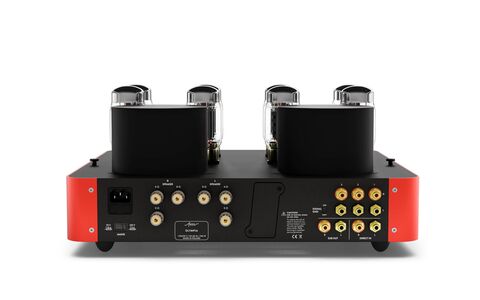 Fezz Audio Olympia EVO Burning Red Czerwony Lampowy Wzmacniacz Stereo tył