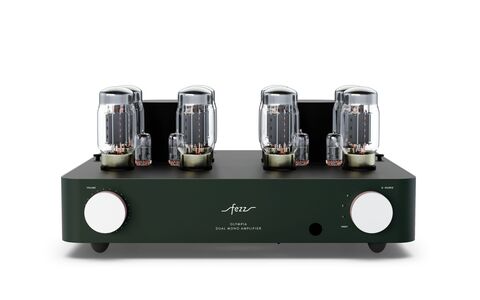 Fezz Audio Olympia EVO Evergreen Zielony Lampowy Wzmacniacz Stereo przód