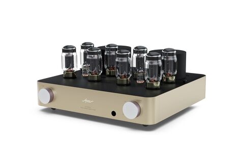 Fezz Audio Olympia EVO Sunlight Złoty Lampowy Wzmacniacz Stereo front