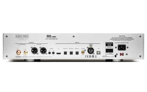 Musical Fidelity M8x DAC Przetwornik DAC Salon Poznań Wrocław tył