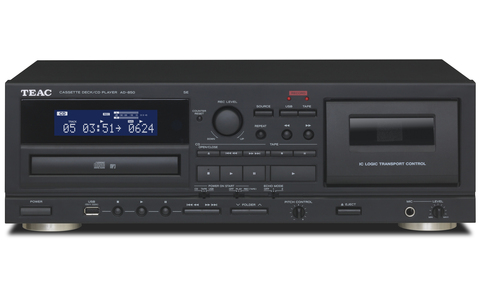 Odtwarzacz CD Magnetofon TEAC AD-850-SE Czarny 