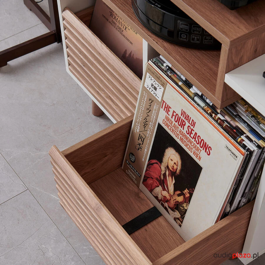 Stolik RTV Oslo Vinyl 800 Jasny Dąb 