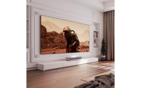 Projektor Laserowy 4K UHD Ultra Krótkoogniskowy z Ekranem Hisense 120L5ND