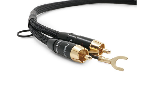 Kabel Gramofonowy 2xRCA Phono Melodika MDPHD05 Purple Black Edition 0.5m 