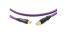 Przewód USB 2.0 typu C-B Melodika MDUCB40 Purple 4,0m 