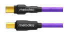Przewód USB 2.0 typu C-B Melodika MDUCB40 Purple 4,0m 