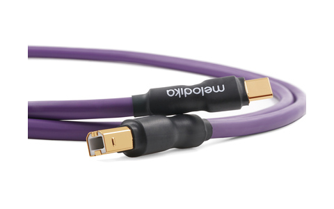 Przewód USB 2.0 typu C-B Melodika MDUCB70 Purple 7,0m 