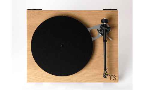 Gramofon Analogowy z Wkładką Rega P3 & Exact Planar 3 Dąb