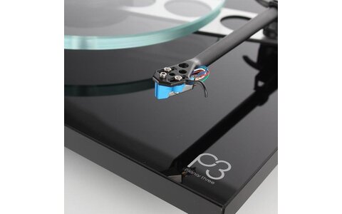 Gramofon z Wkładką Nd5 Rega P3 Planar 3 Czarny