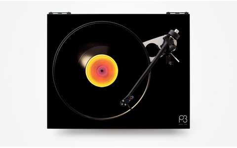 Gramofon z Wkładką Nd5 Rega P3 Planar 3 Czarny