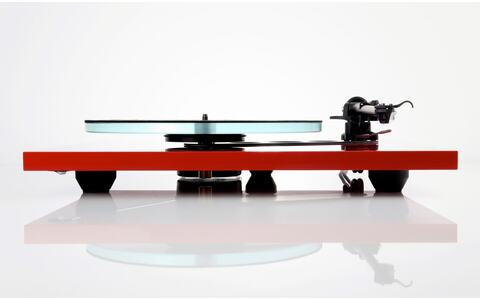 Gramofon z Wkładką Nd5 Rega P3 Planar 3 Czerwony