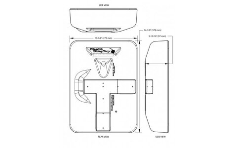 Zewnętrzna Kolumna Instalacyjna Stealth Acoustics StingRay 6 Biała