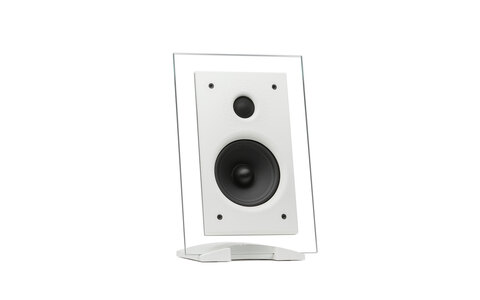 Przezroczysty Głośnik Podstawkowy On Wall Waterfall Audio Hurricane Evo