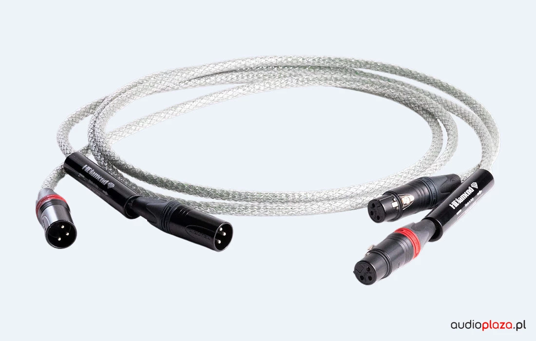 HiDiamond XLR Top Silver 1,0m