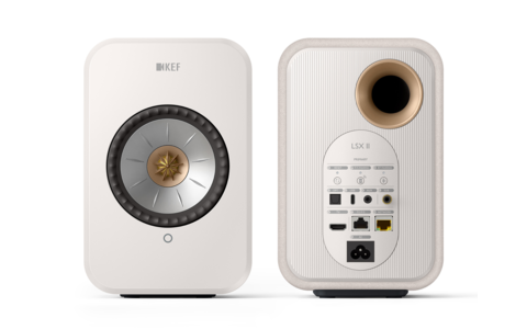 Bezprzewodowe Aktywne Kolumny Podstawkowe KEF LSX II Cotton White