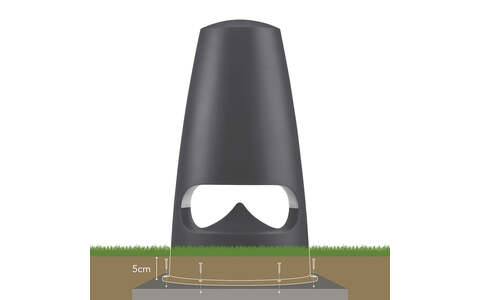 Głośnik Zewnętrzny Wodoodporny Triangle Garden 7 Szary