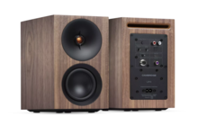Cambridge Audio L/R S Orzech Aktywne Kolumny Podstawkowe Salon Poznań Wrocław