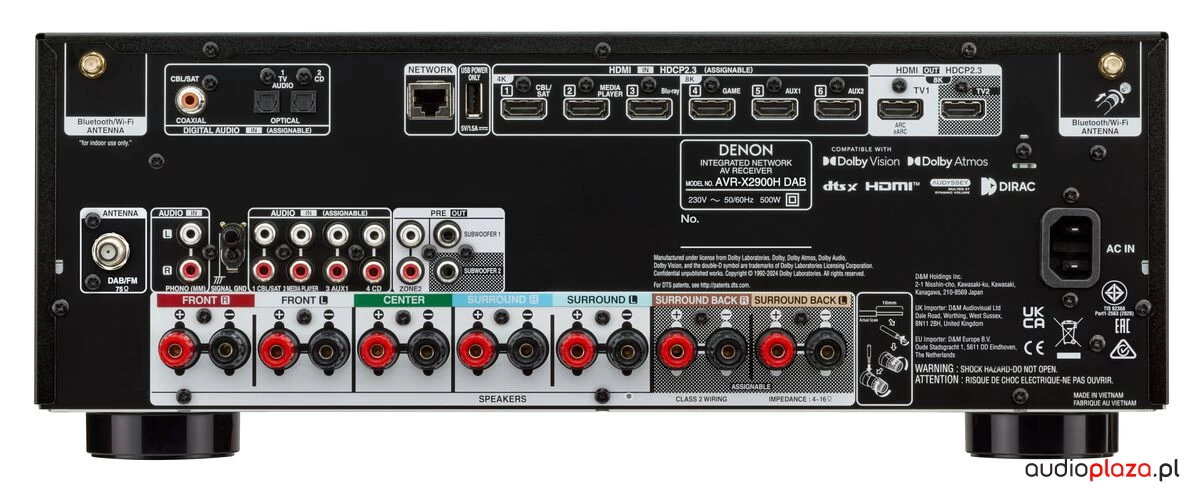 Denon AVR-X2900H DAB