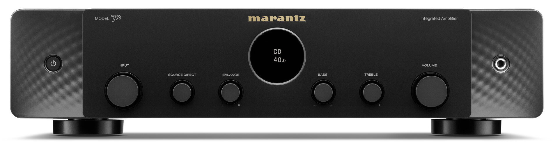 Wzmacniacz Zintegrowany Stereo Marantz MODEL 70 Czarny - przód urządzenia