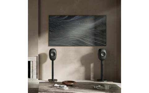 Aktywne Bezprzewodowe Kolumny Podstawkowe KEF LS LUXE Czarne