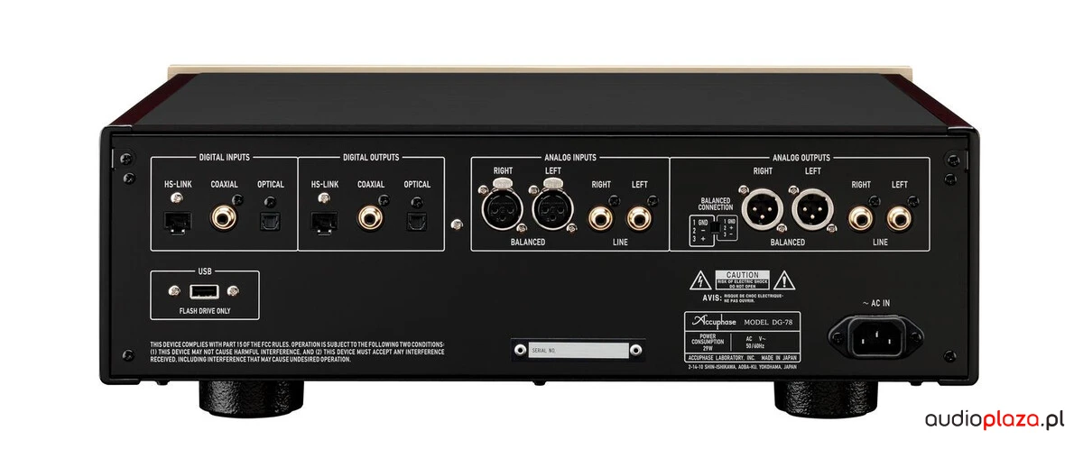 audioplaza.pl - Korektor Akustyki Pomieszczenia Accuphase DG-78 tył