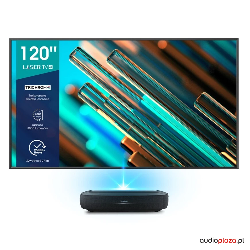 Salon audioplaza.pl – Hisense 120L9H laserowy telewizor UST z ekranem ALR