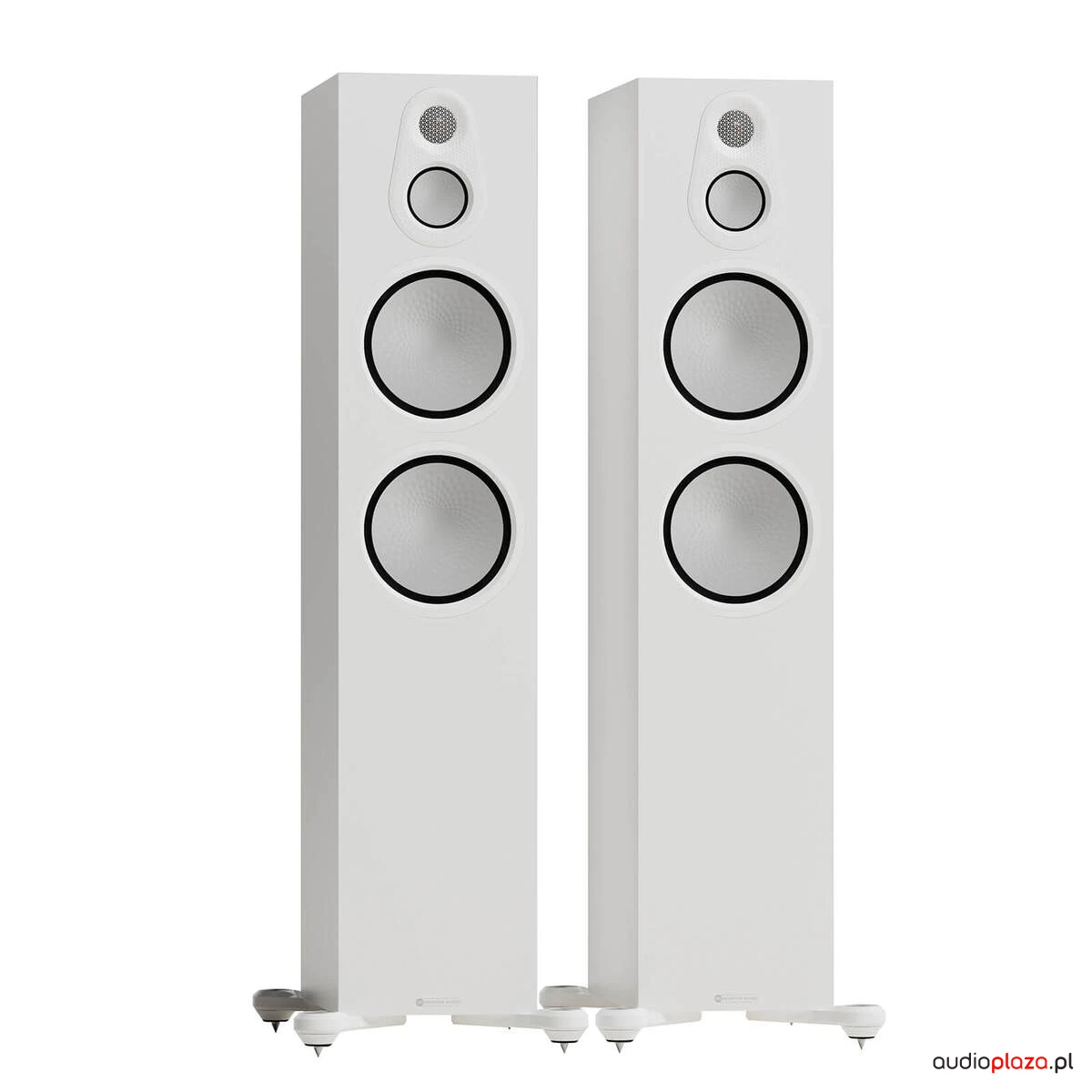 Salon audioplaza.pl – Monitor Audio Silver 500 8G kolumna podłogowa, wykończenie Białe