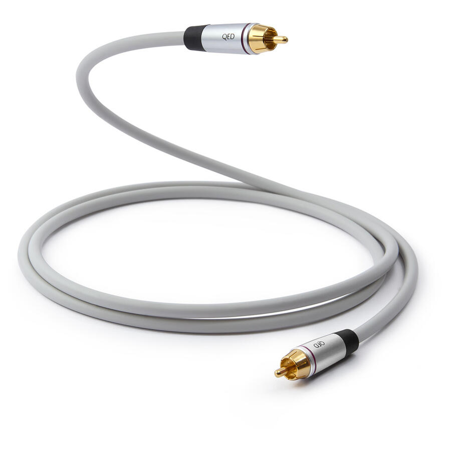 Przewód koaksjalny QED Performance Coaxial 1,5m - wtyk RCA i przewód
